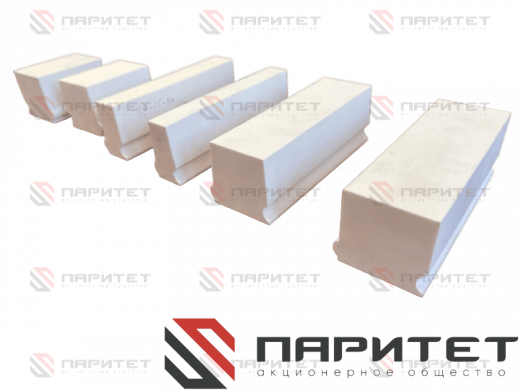 Футеровочный кирпич, 150х45/50х50 (Al2O3 не менее 92%)
